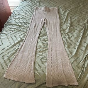 Aerie Waffle Knit Flare Leggings (M)